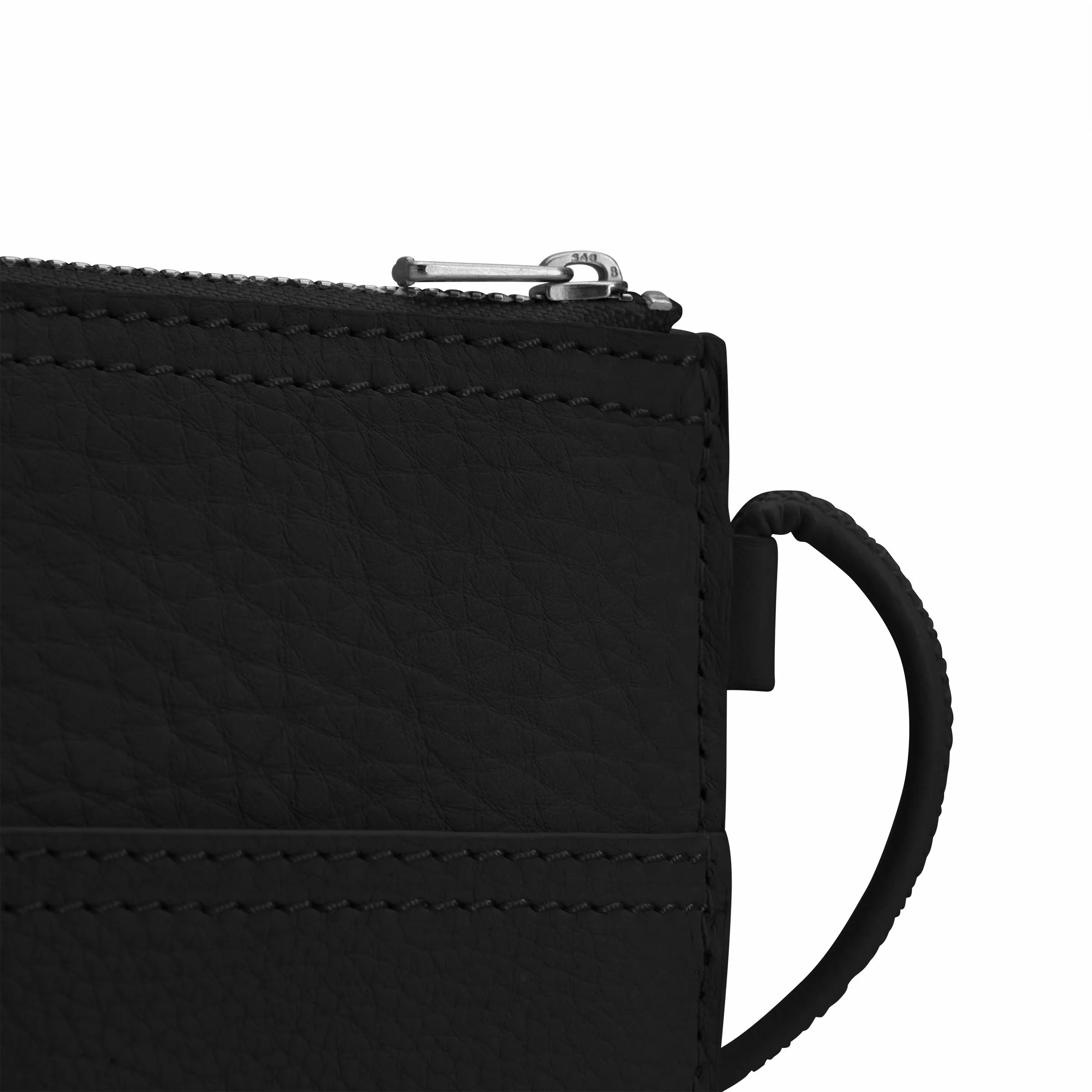 Adidas Y-3 Elegant Black Crossbody Bag with Floral Design
