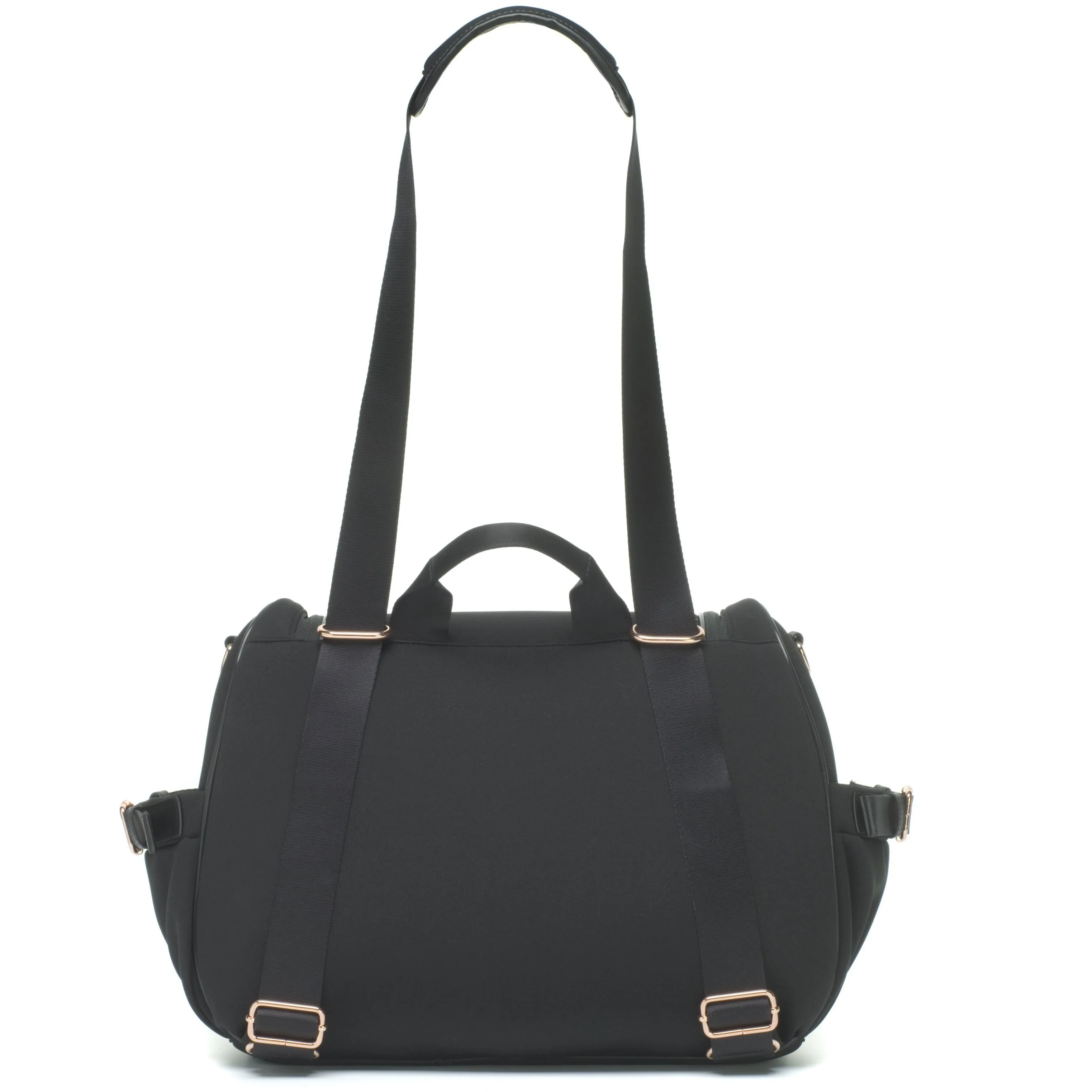 Baby Bag - Storksak Poppy Luxe Black Scuba