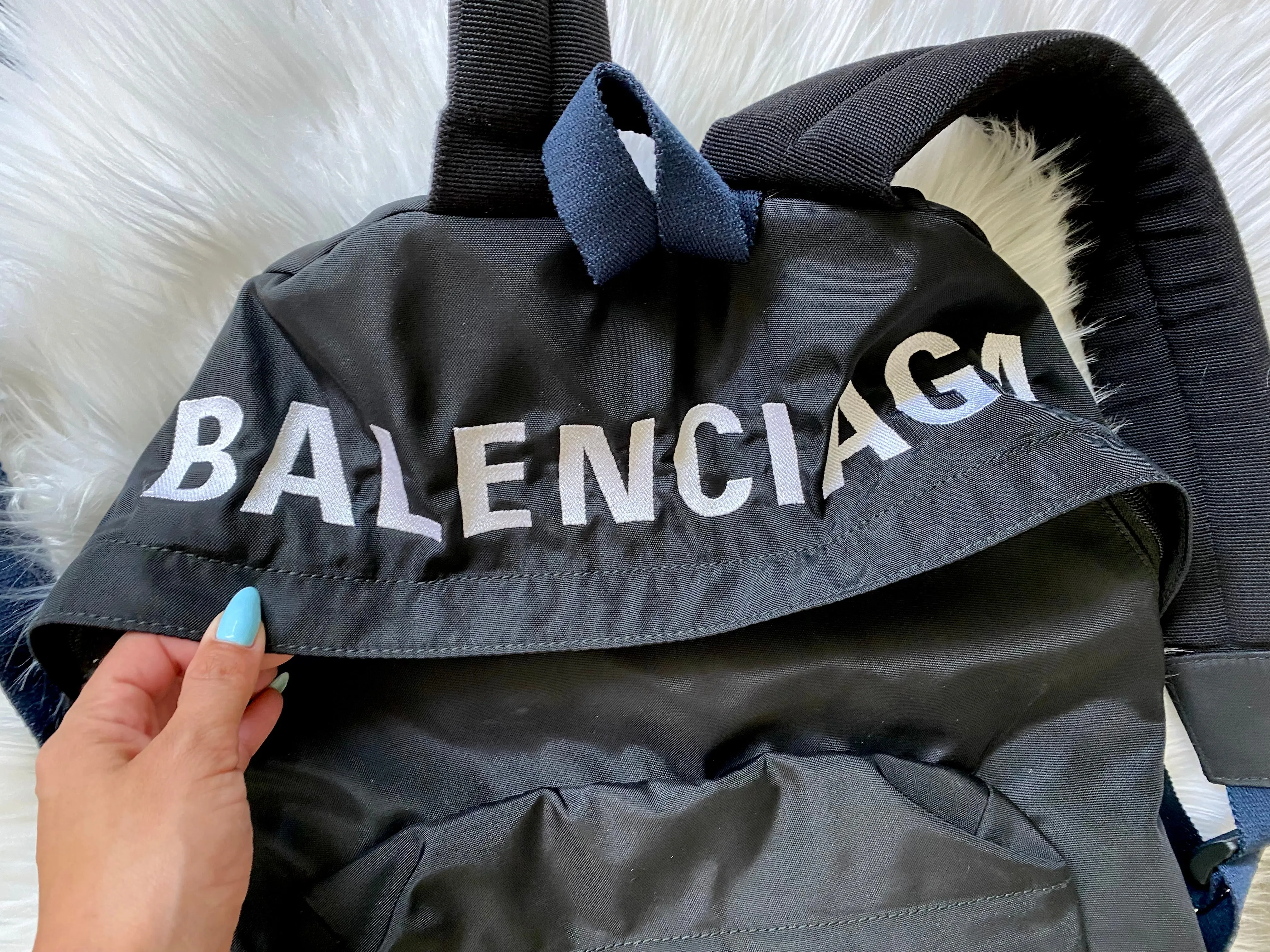 Balenciaga wheel backpack