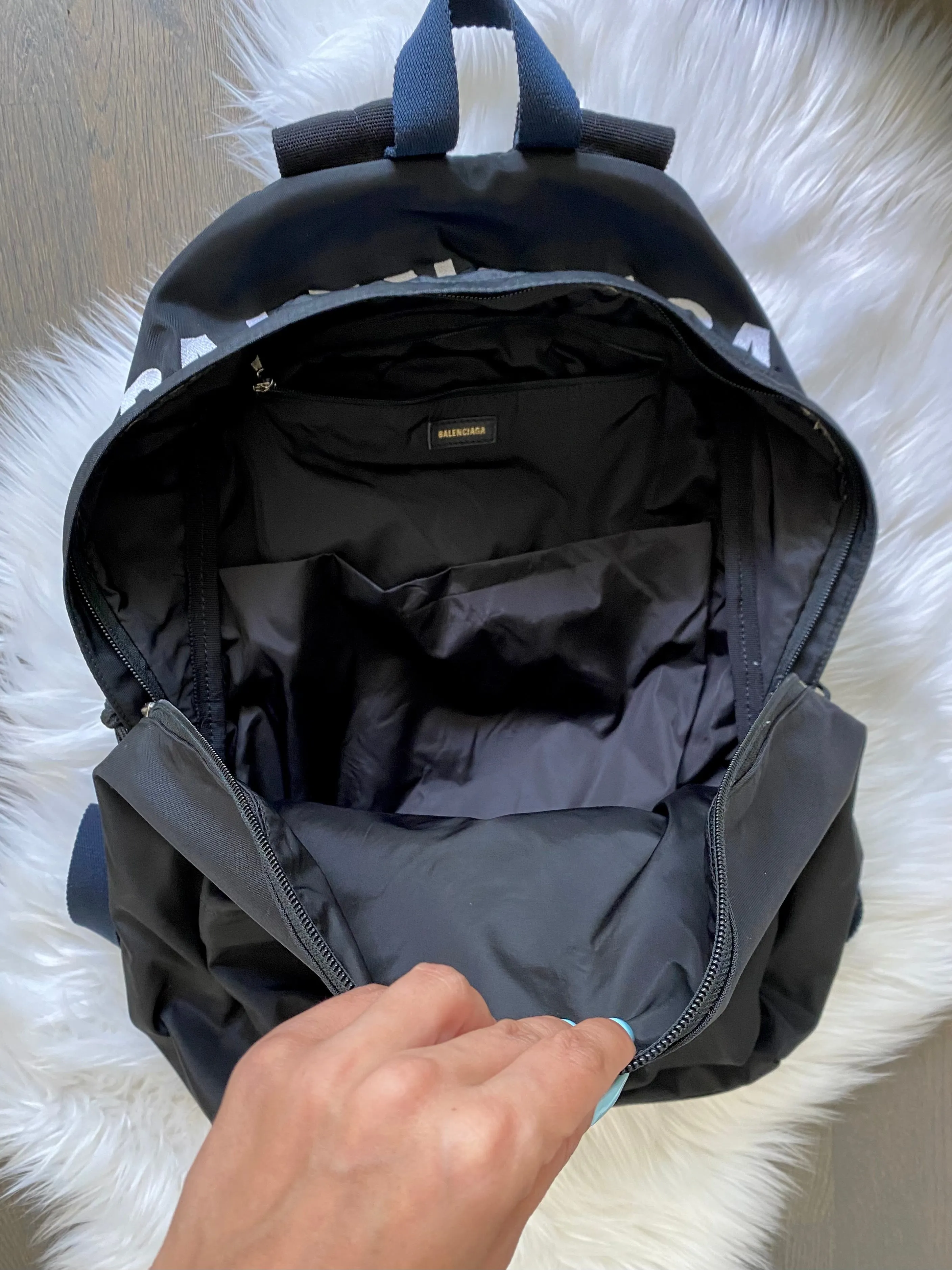 Balenciaga wheel backpack