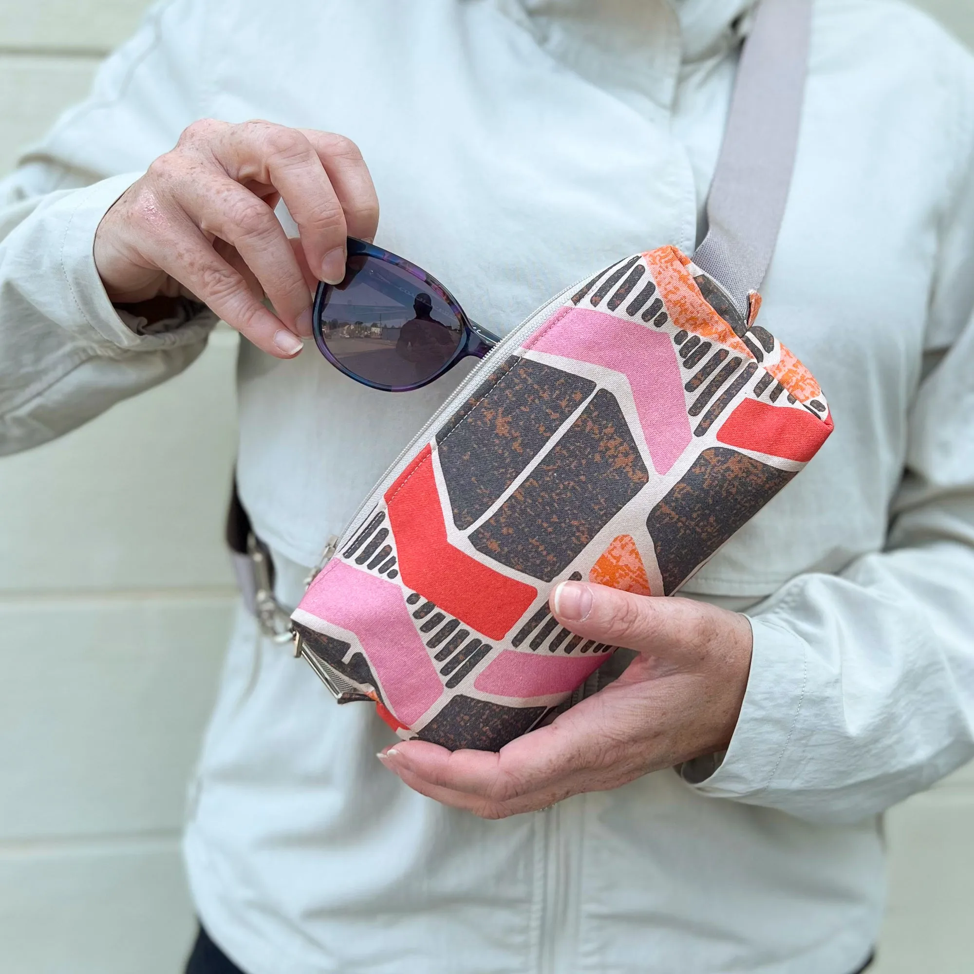 Belt Bag Sewing Kit - Supplies, Printed Pattern and Video Tutorial - Yucatan