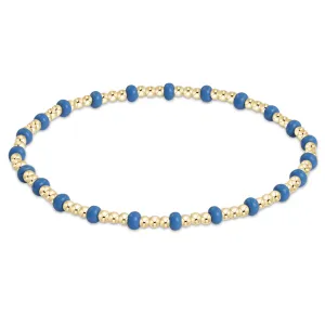 Gameday Hope Gold Sincerity Bracelet - Cobalt