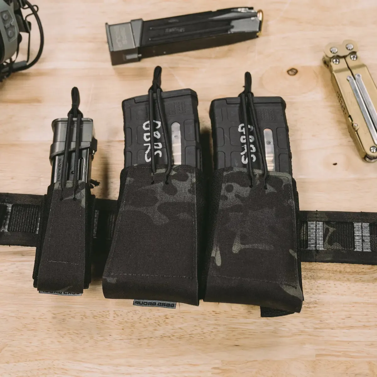 GBRS Group Double Rifle Magazine Pouch - Bungee Retention