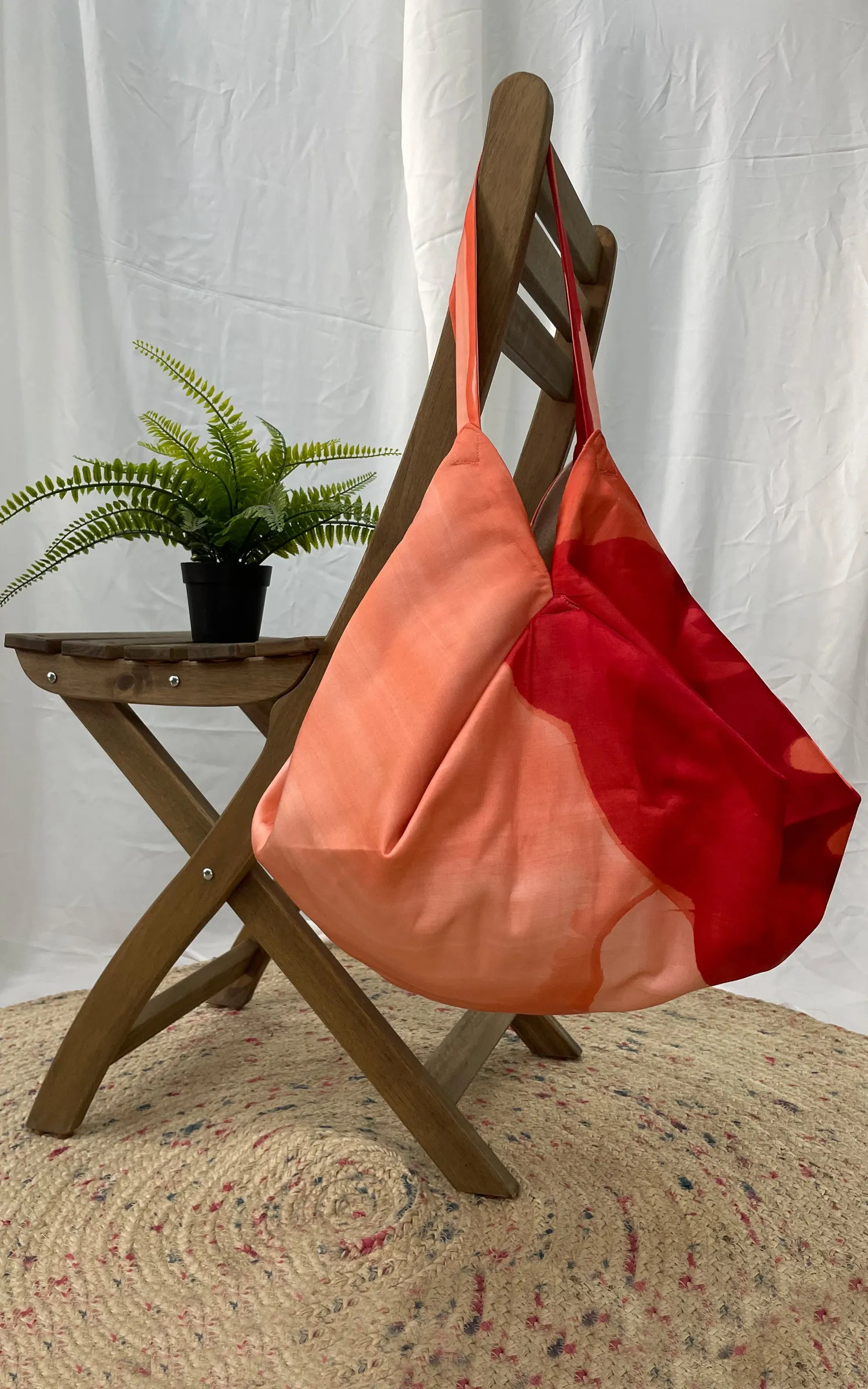 Hand Brush Painted Tote Bag