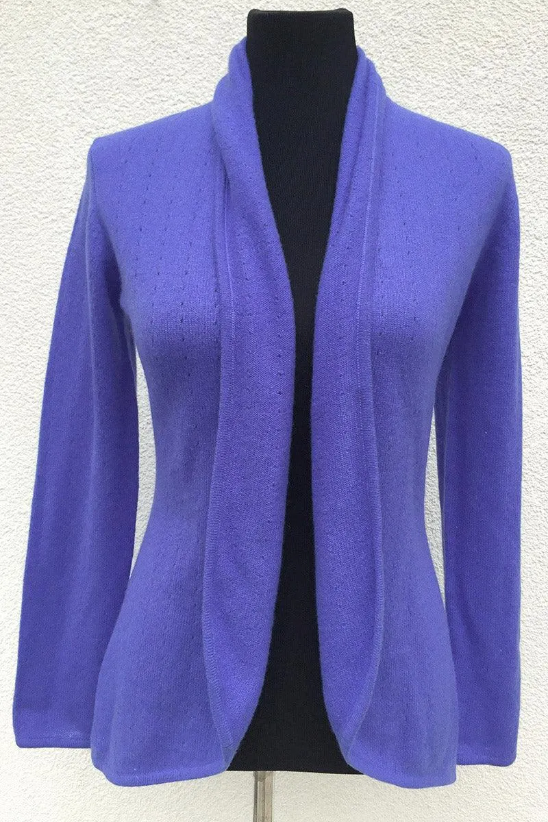 Iris Cashmere Cardigan - Pointelle