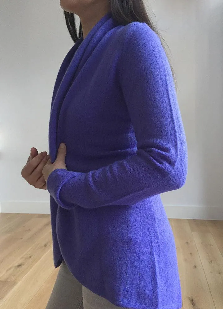 Iris Cashmere Cardigan - Pointelle