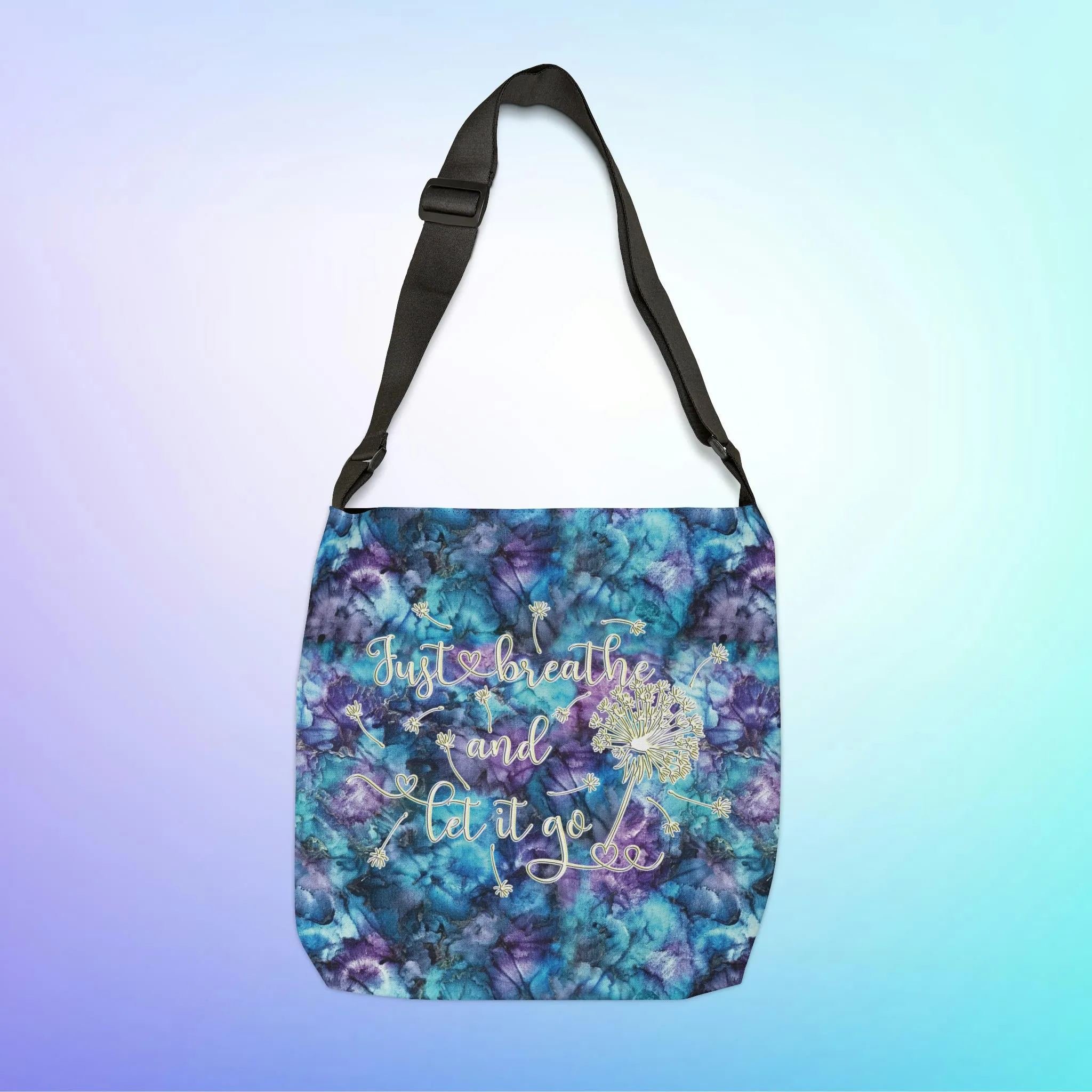 Just Breathe Adjustable Tote Bag