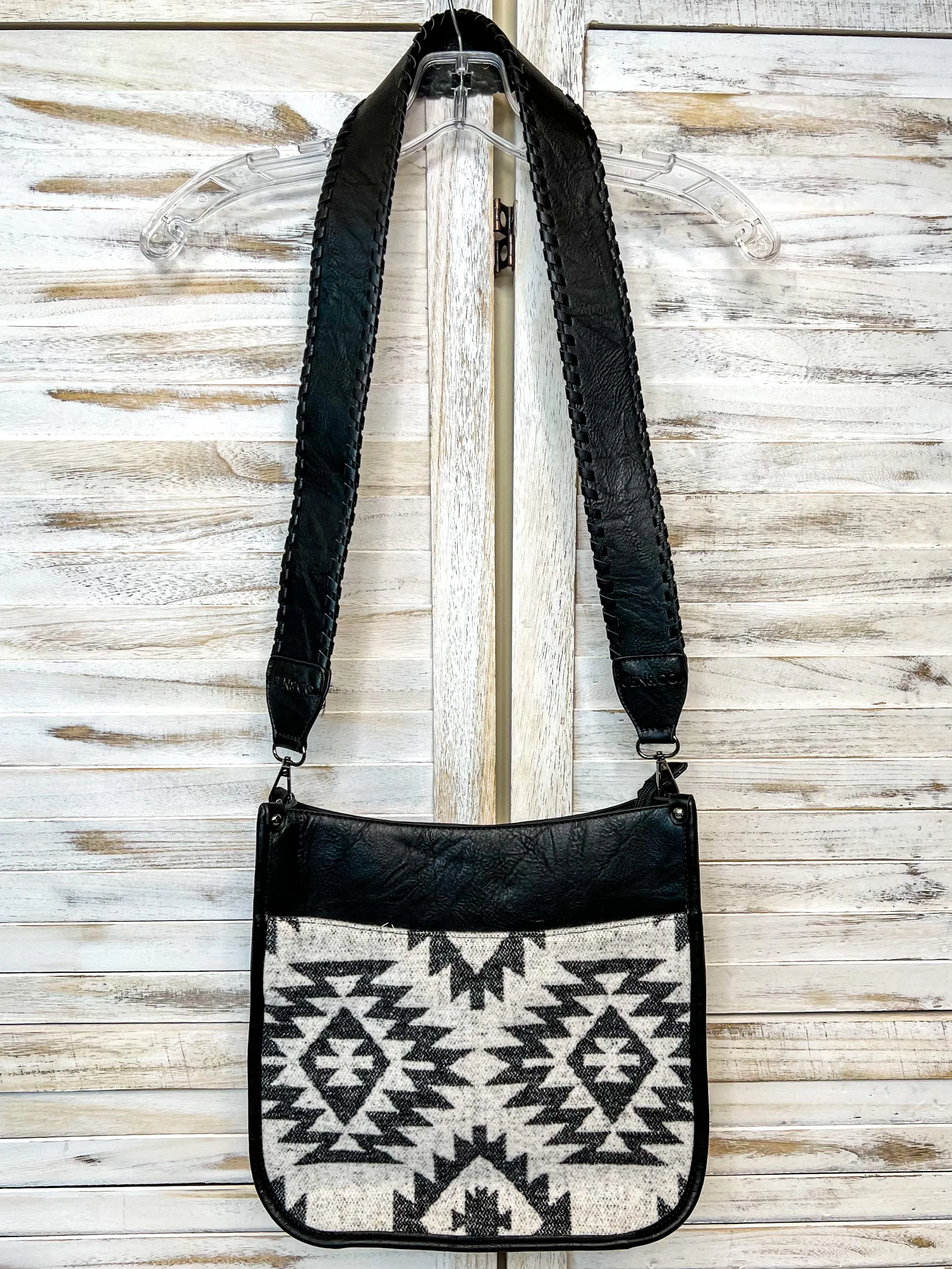 #M1977AZT(NRS) Chloe Aztec Crossbody with Guitar Strap