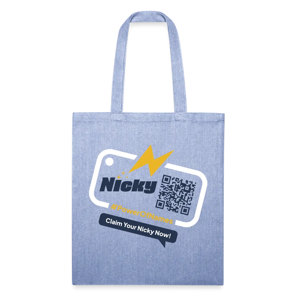 Nicky.me - Recycled Tote Bag