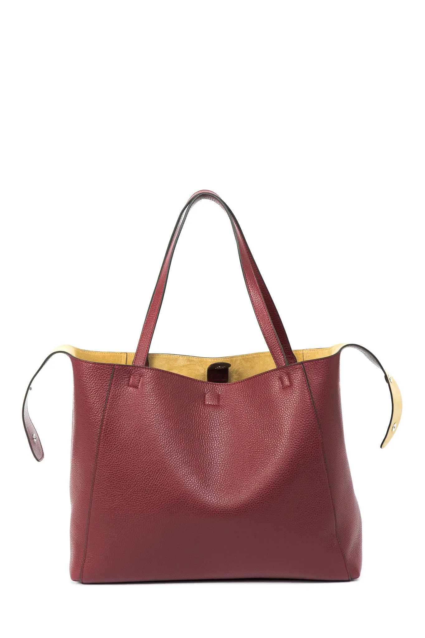 TOTONA HANDBAG IN ITALIAN LEATHER WINE
