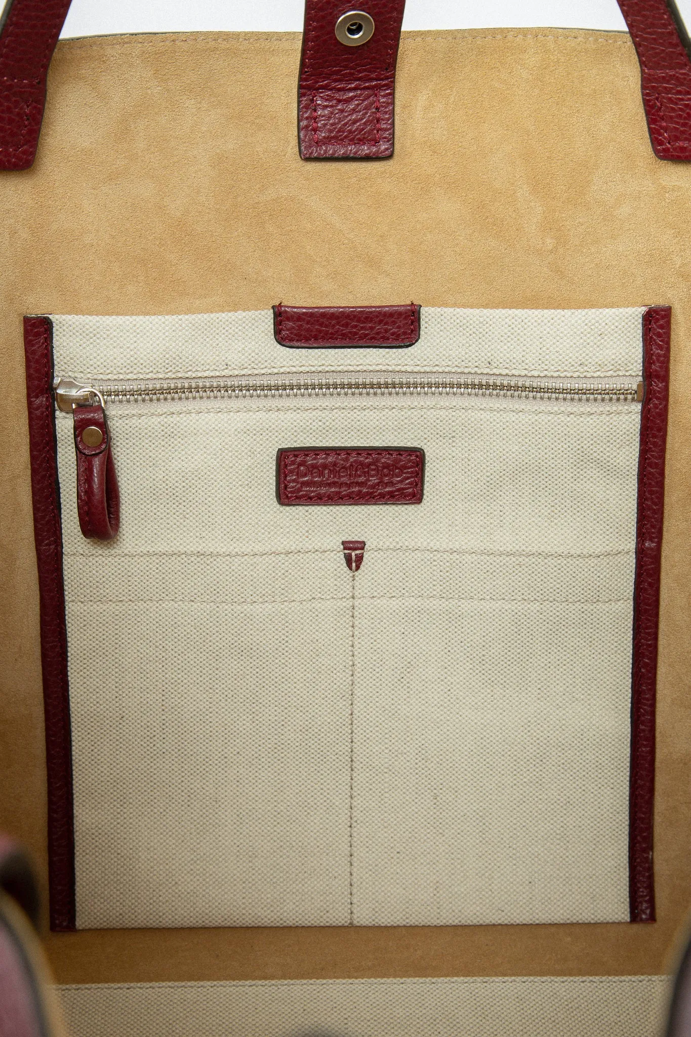 TOTONA HANDBAG IN ITALIAN LEATHER WINE