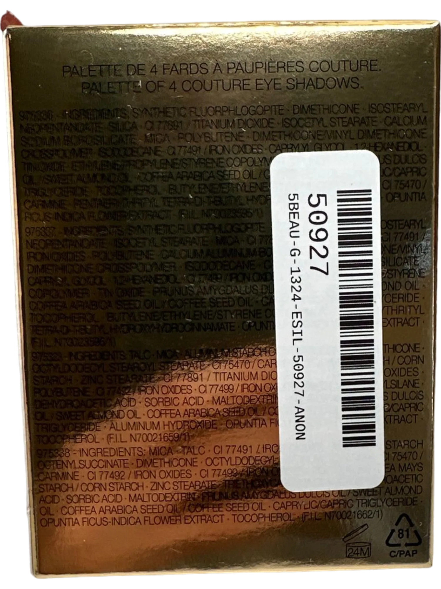 Yves Saint Laurent Couture Baby Clutch: Medina Glow Palette in 500 Mosaique Medina